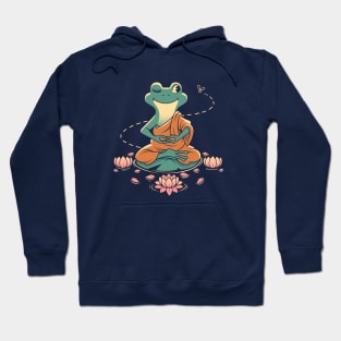 Meditation Frog by Tobe Fonseca Hoodie